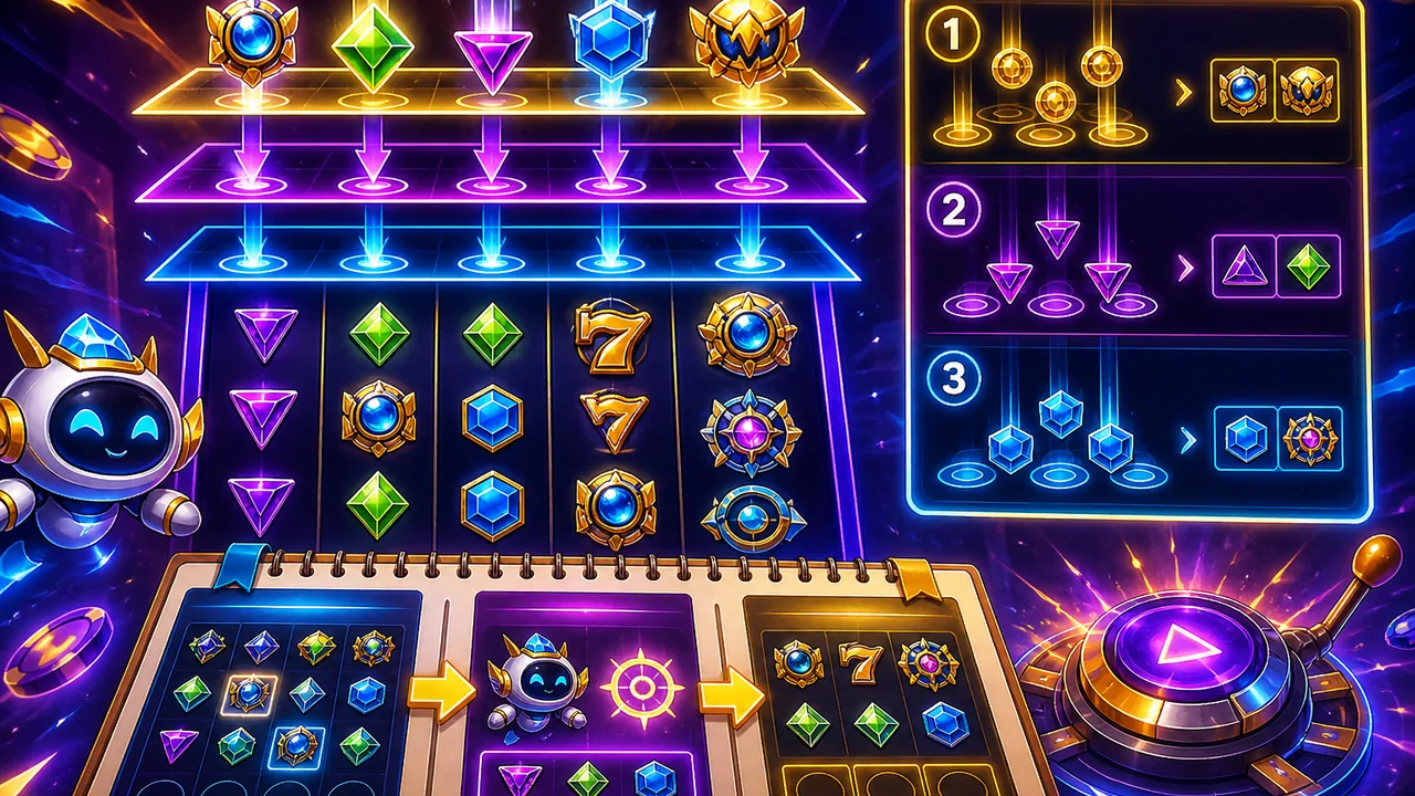 Ba lớp quan sát để hiểu cuộn liên tiếp trong slot pg88 hoạt động ra sao