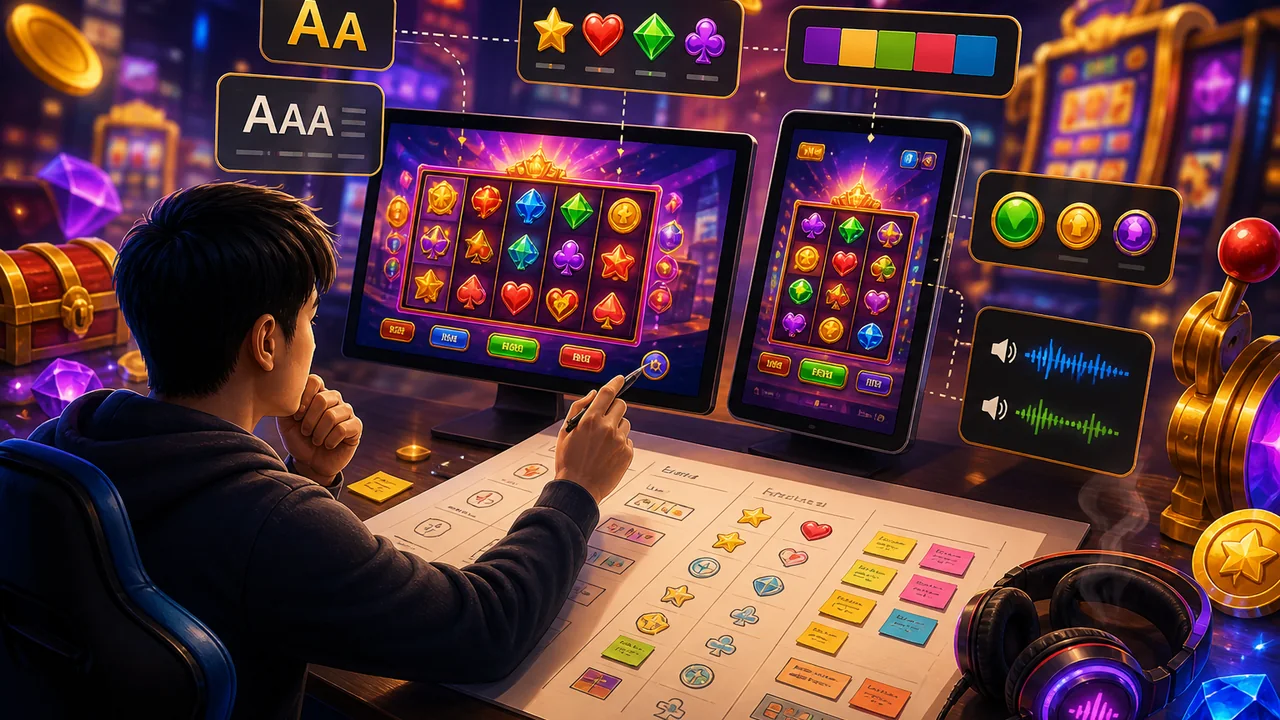 Chữ, màu và thao tác cần soi trước khi chơi: cách kiểm tra khả năng tiếp cận slot pg88