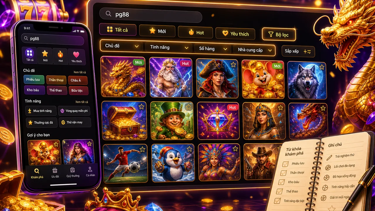 Tìm lại trò yêu thích: cách tìm trò slot pg88 bằng bộ lọc